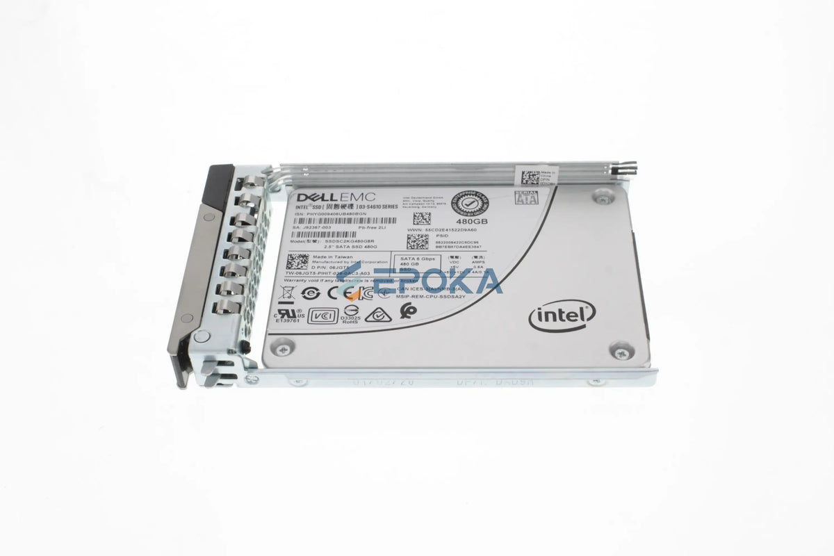 Dell 6JGT5 480GB SSD 6G SATA 2.5" MU TLC