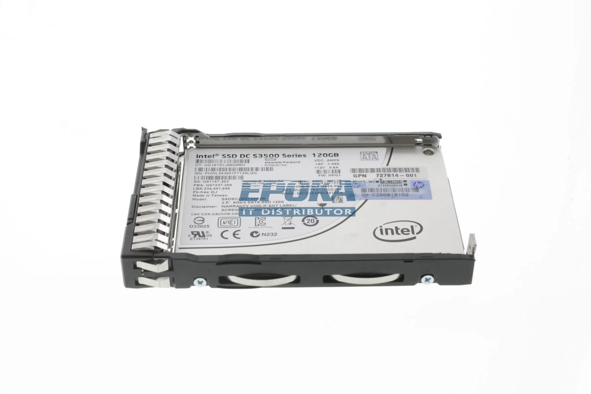 HP 717965-B21 HP 120GB 6G SATA Value Endurance SFF 2.5-in SC Enterprise Boot Solid State Drive
