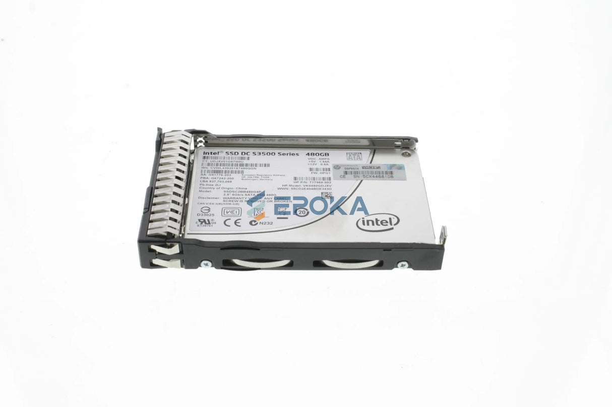HP 480GB SATA 6G Value Endurance SFF (2.5in) SC SSD