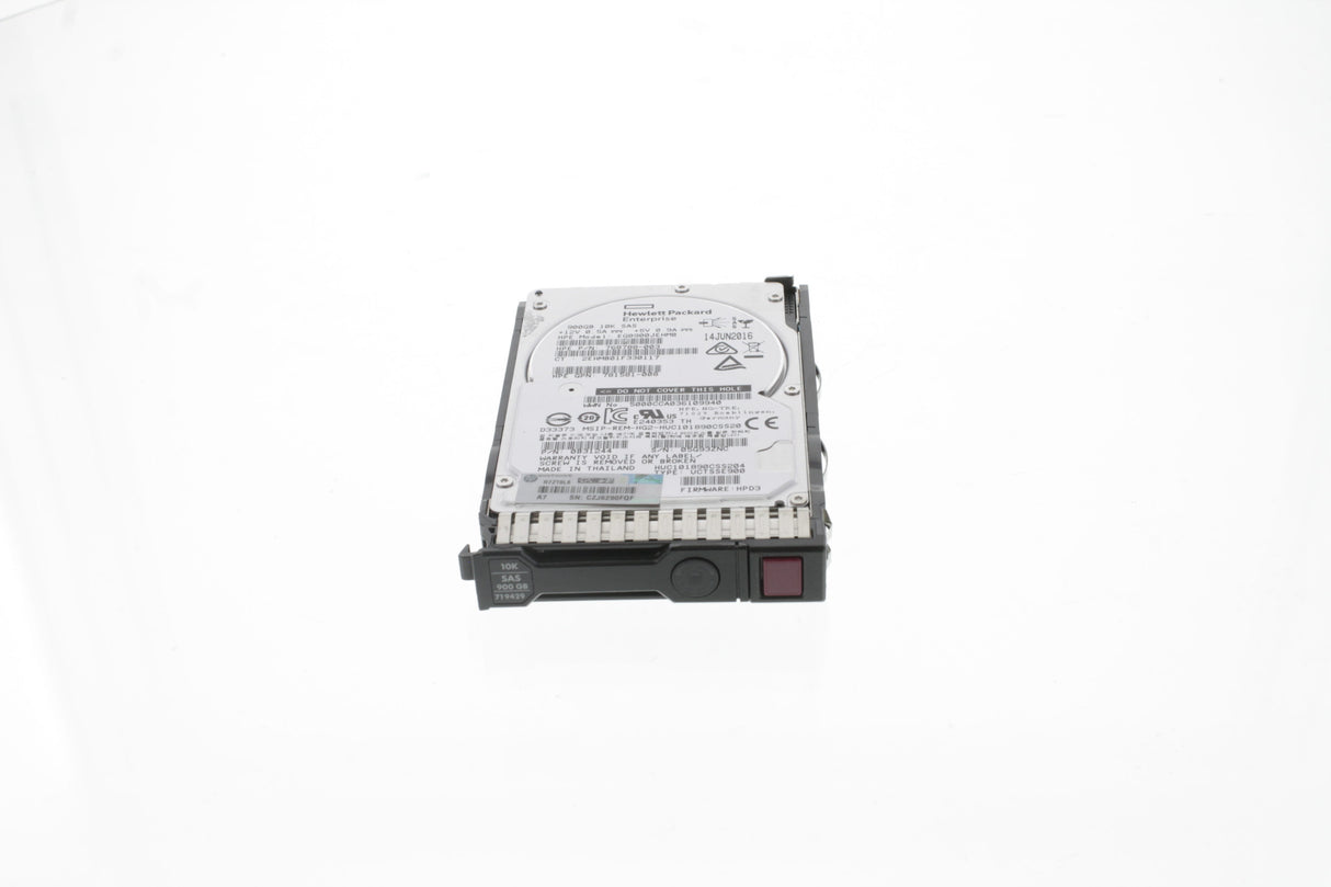 HPE 900GB SAS 6G 10K SFF (2.5in) SC HDD