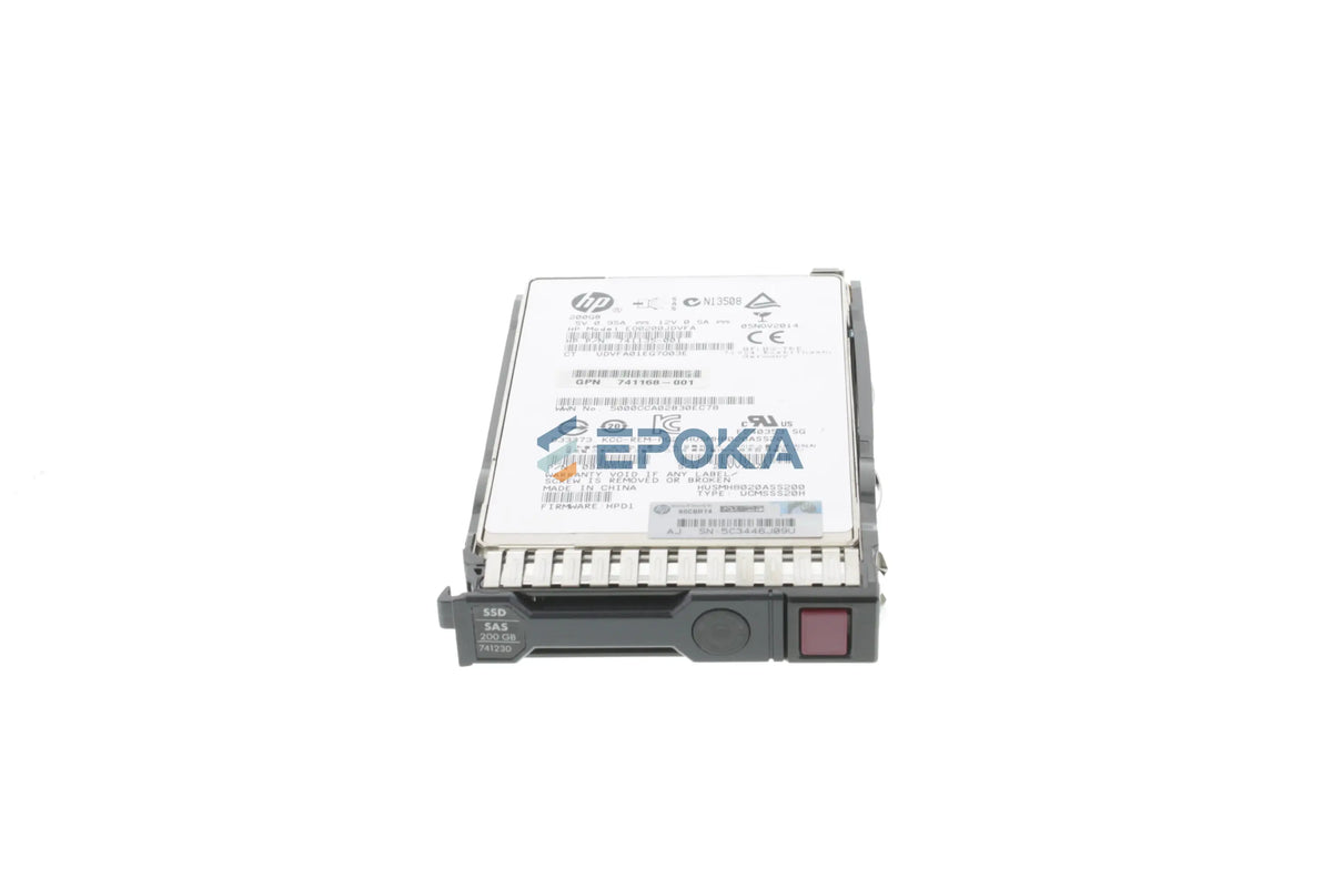 HP 741151-B21 HP 200GB 12G SAS High Endurance SFF 2.5-in SC Enterprise Performance 3yr Wty Solid State Drive