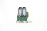 HP 759505-001 HP SATA M.2 Dual Drive PCIe Riser card only