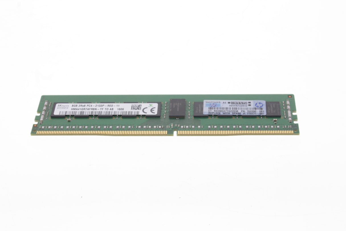 HP 8GB 2Rx8 PC4-17000P-R DDR4-2133MHZ 1.2V RDIMM