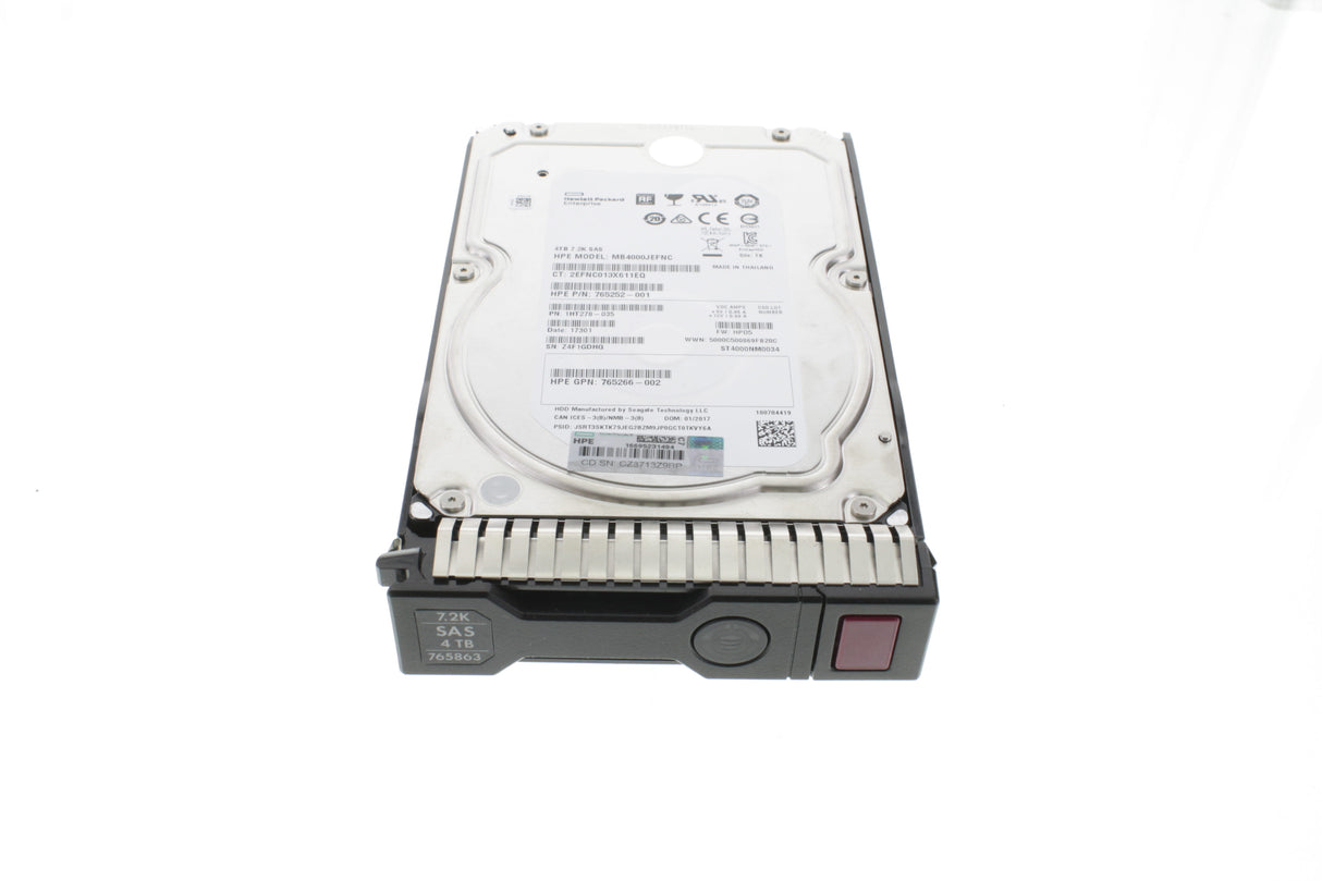 HP 4TB SAS 12G 7.2K LFF (3.5in) SC  HDD
