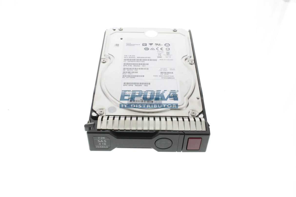 HP 765257-B21 HPE 4TB SAS 12G MIDLINE 7.2K