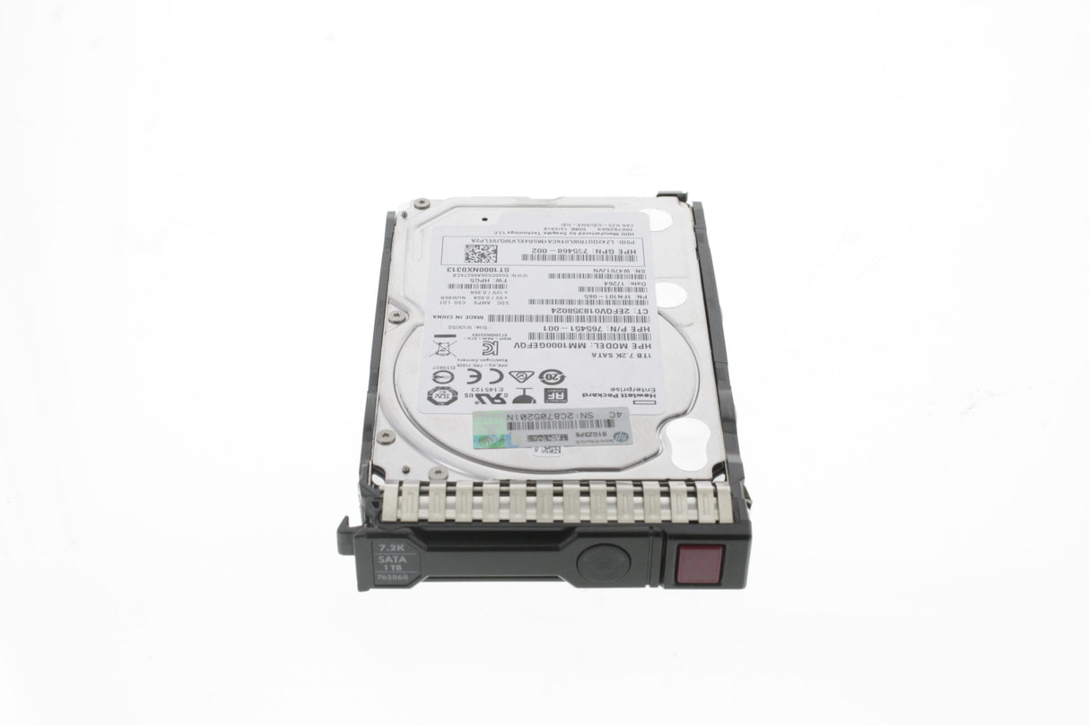 HPE 1TB SATA 6G Midline 7.2K SFF (2.5in) SC HDD