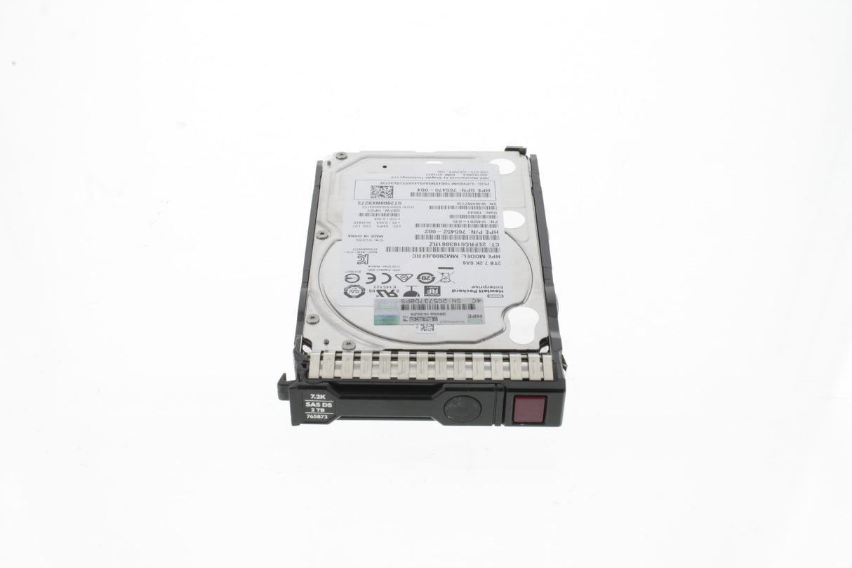 HP 765466-B21 HP 2TB 12G SAS 7.2K rpm SFF (2.5)