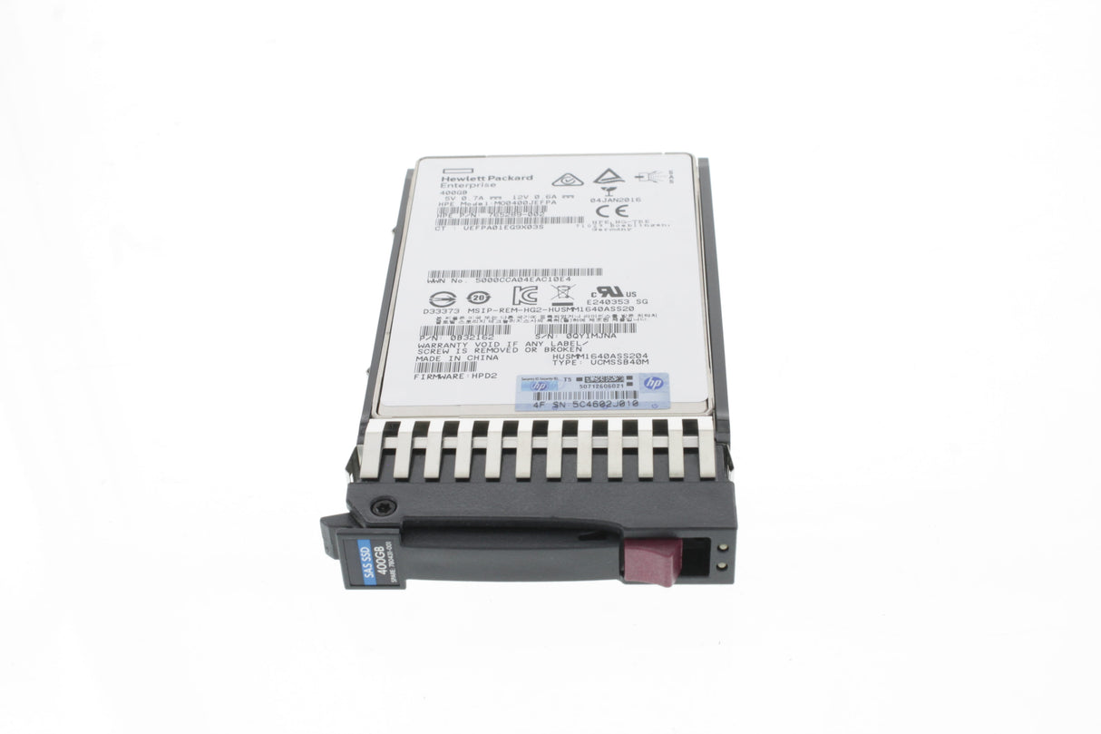 HP 779166-B21 HP 400GB 12G 2.5INCH ME SAS SSD