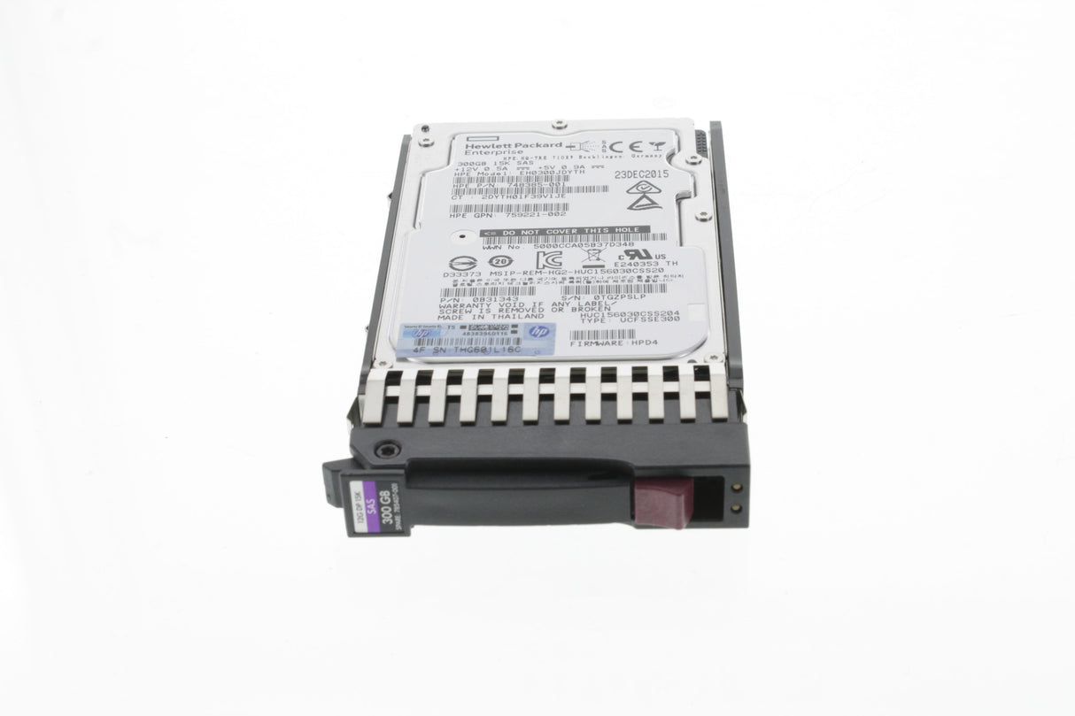HP 785099-B21 HP 300GB 12G SAS 15K RPM SFF (