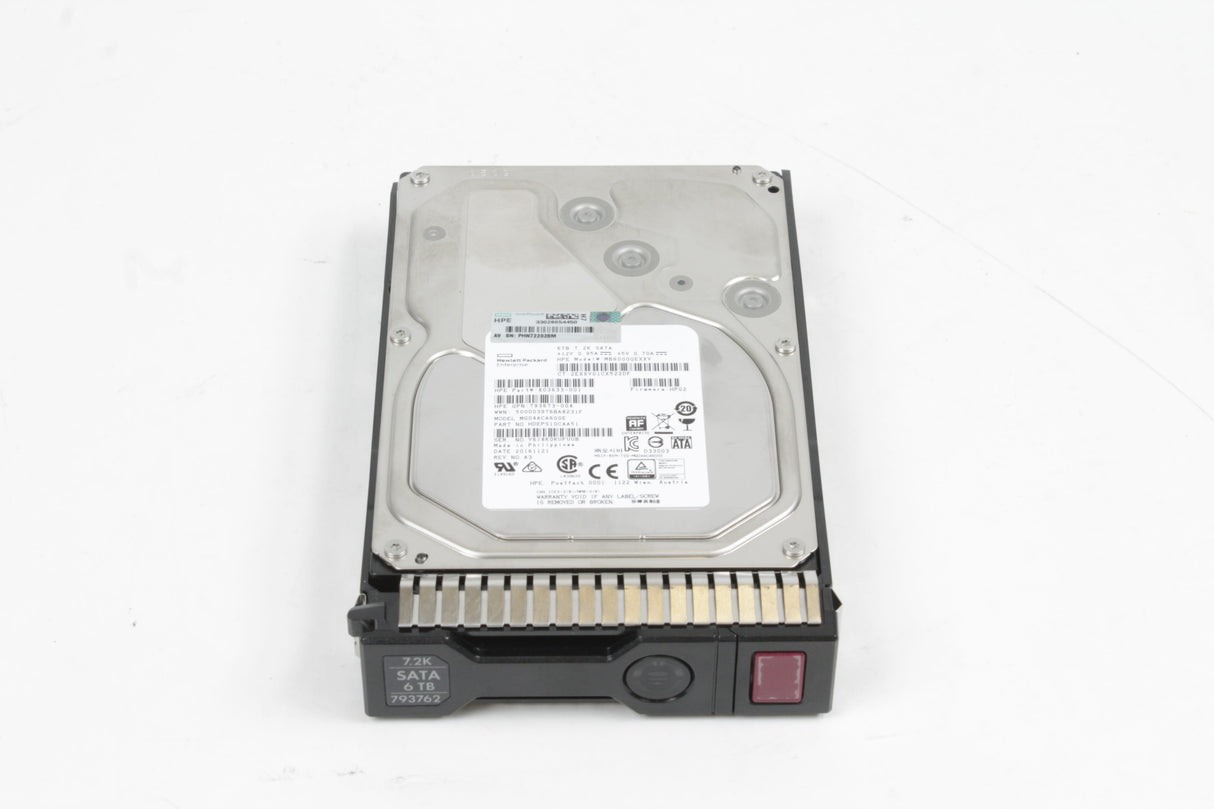 HP 793667-B21 HP 6TB 6G SATA 7.2K rpm LFF (3.5-inch) SC 512e Performance