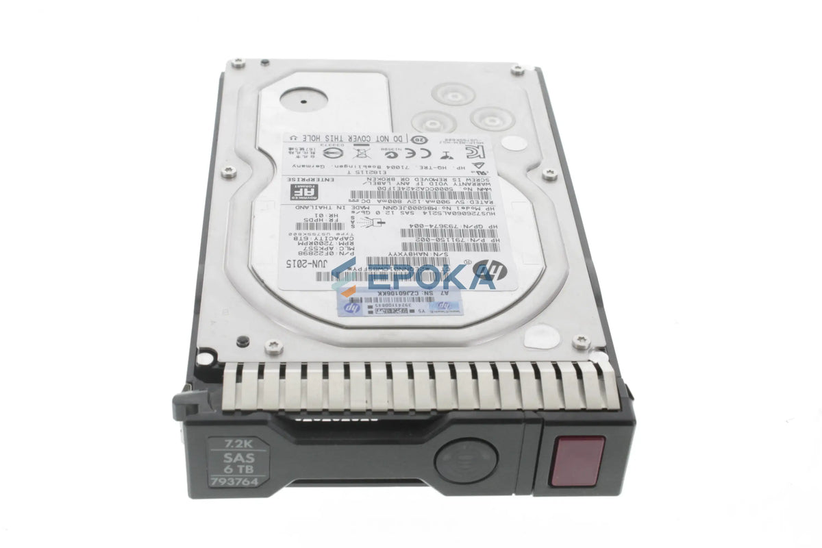 HP 793671-B21 HP 6TB 12G SAS 7.2K rpm LFF (3