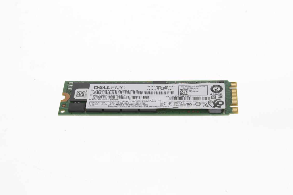 480GB SSD 6G SATA M.2 TLC