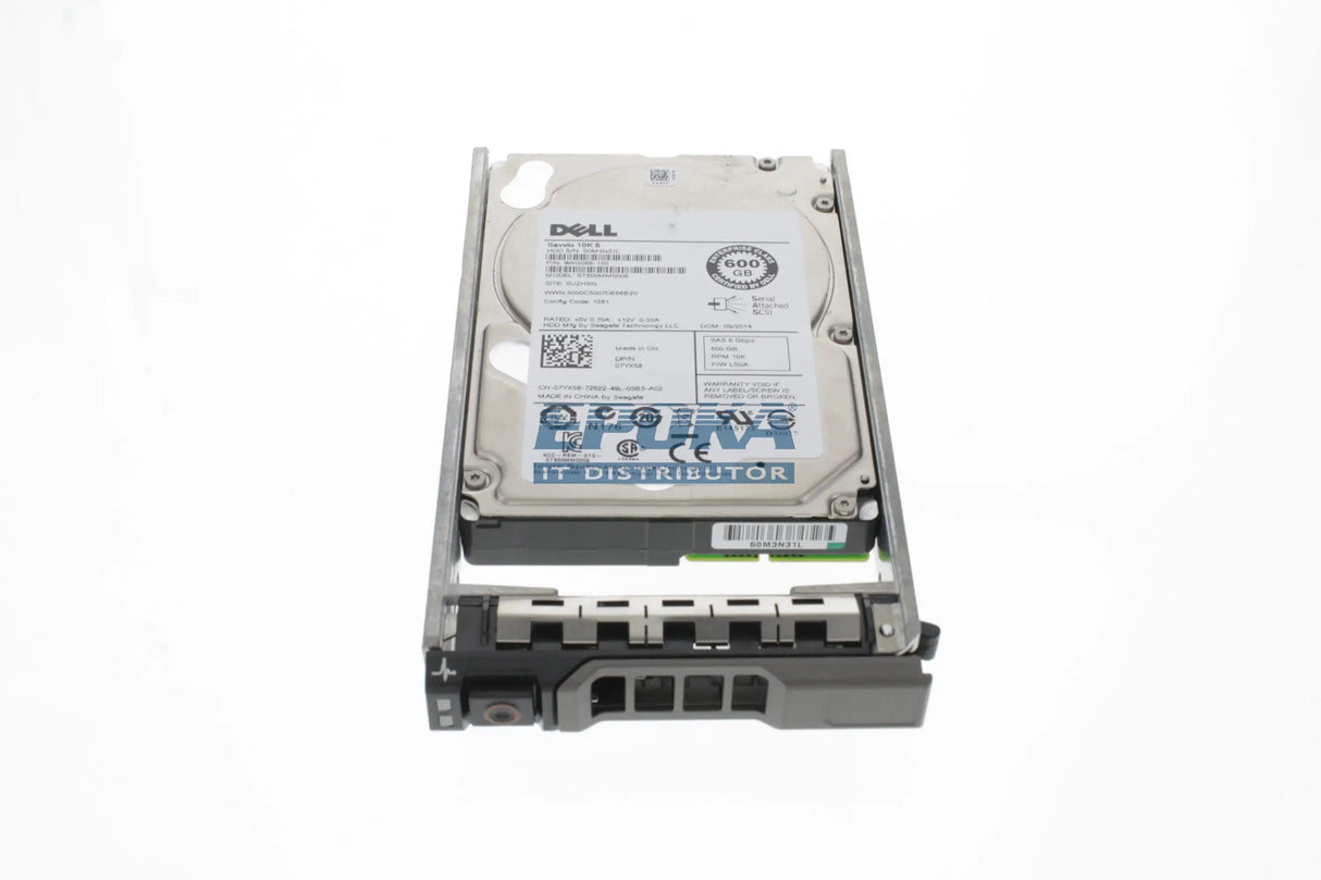 Dell 7YX58 Disk 600GB 10K 6G SAS 2.5"