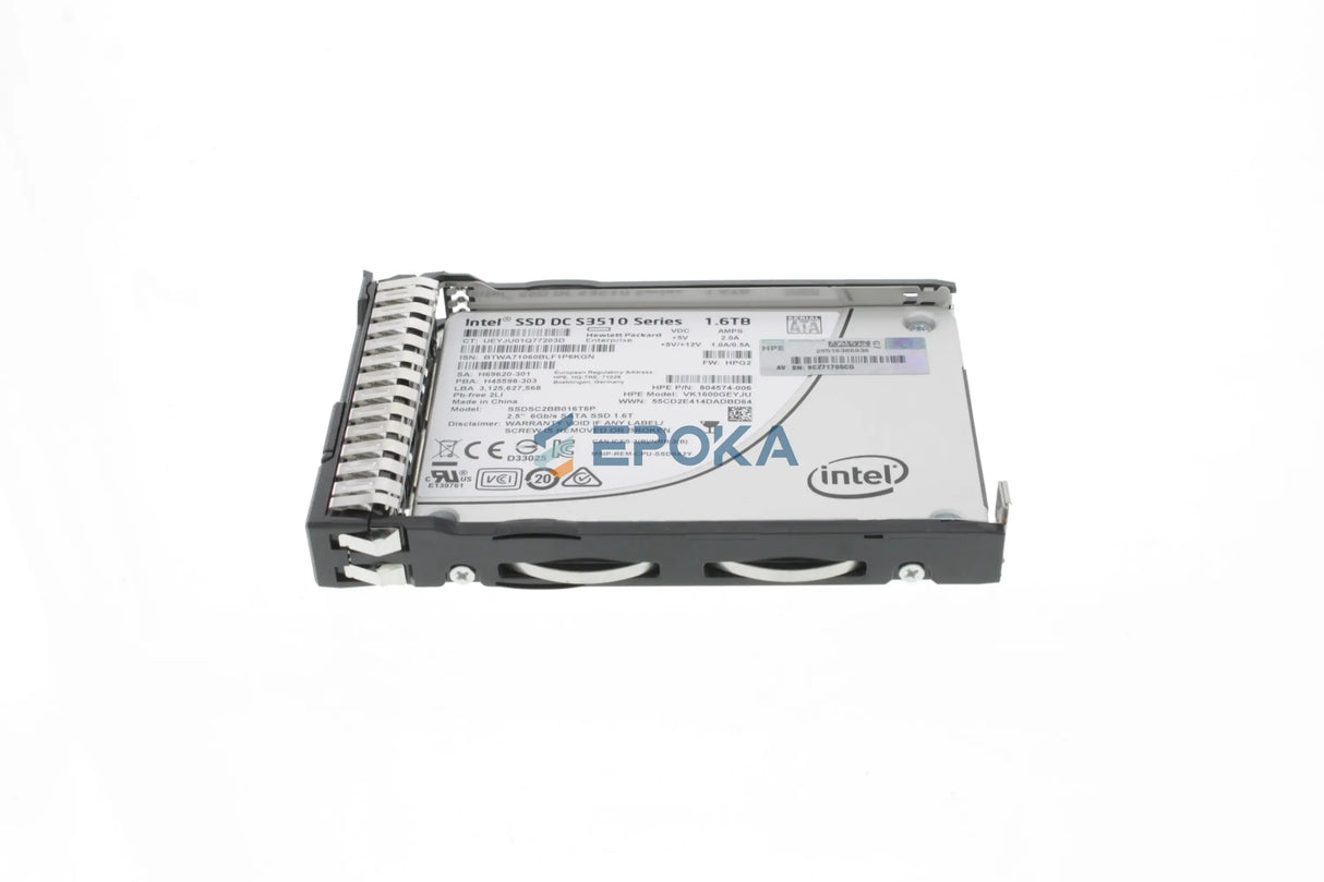 HP 804605-B21 HP 1.6TB 6G SATA Read Intensive SFF (2.5in) SC SSD