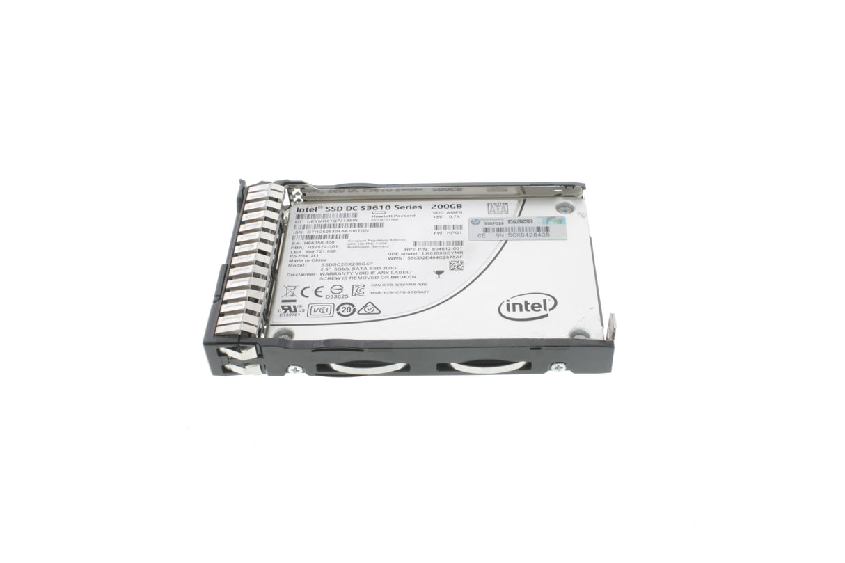 HP 804613-B21 HPE 200GB SATA 6G MIXED USE SF