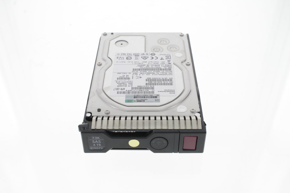 HPE 4TB SAS 12G 7.2K Midline LFF (3.5in) LP HDD