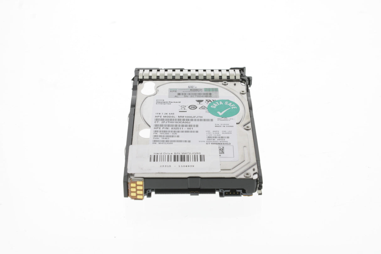HPE 1TB SAS 12G Midline 7.2K SFF (2.5in) SC HDD
