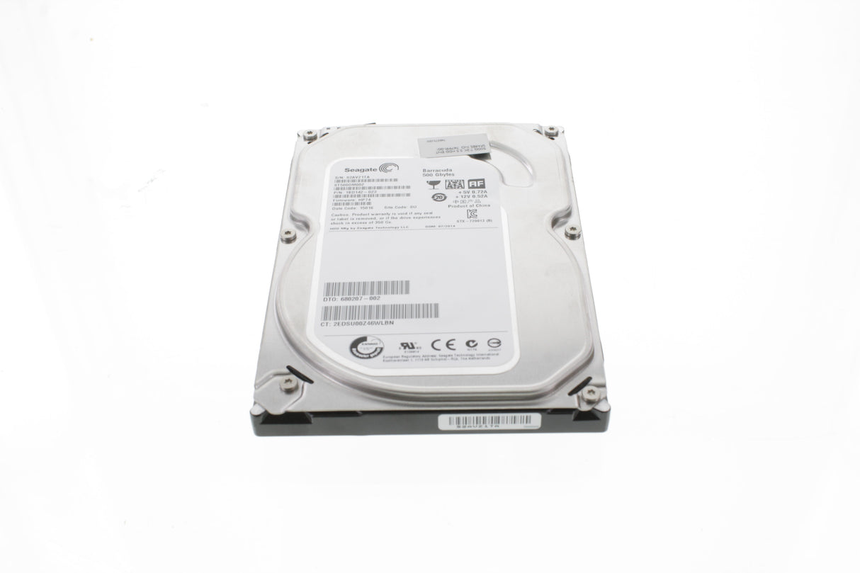HP 837116-001 HP 500GB 7.2K 6G 3.5INCH SATA HDD