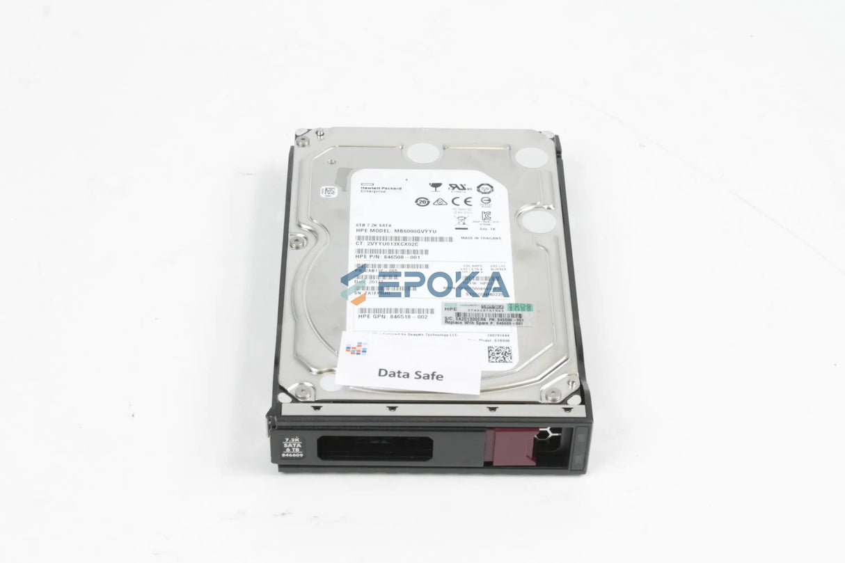 HPE 6TB SATA 6G Midline 7.2K LFF (3.5in) LP HDD