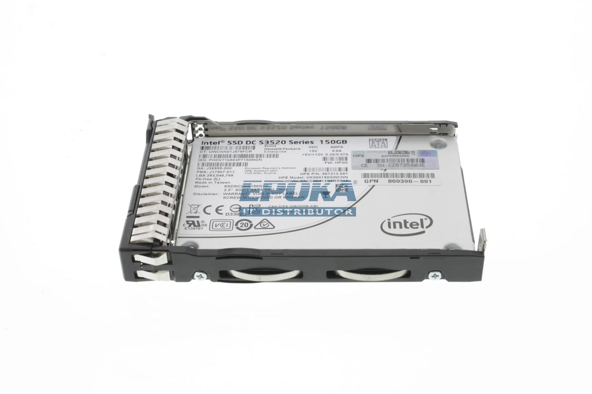 HP 869374-B21 HPE 150GB SATA 6G Read Intensi