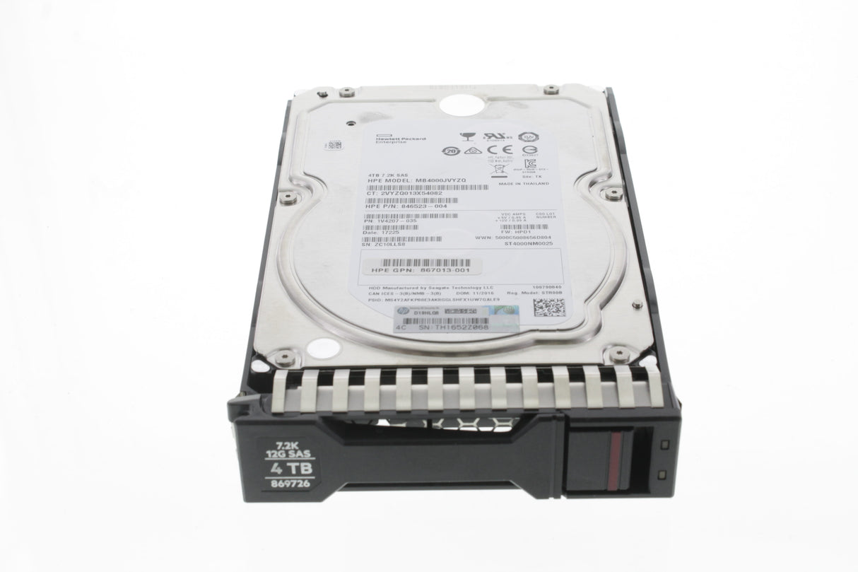 HP 869726-001 HP 4TB SAS 6G 7.2K LFF StoreOnce Hard drive
