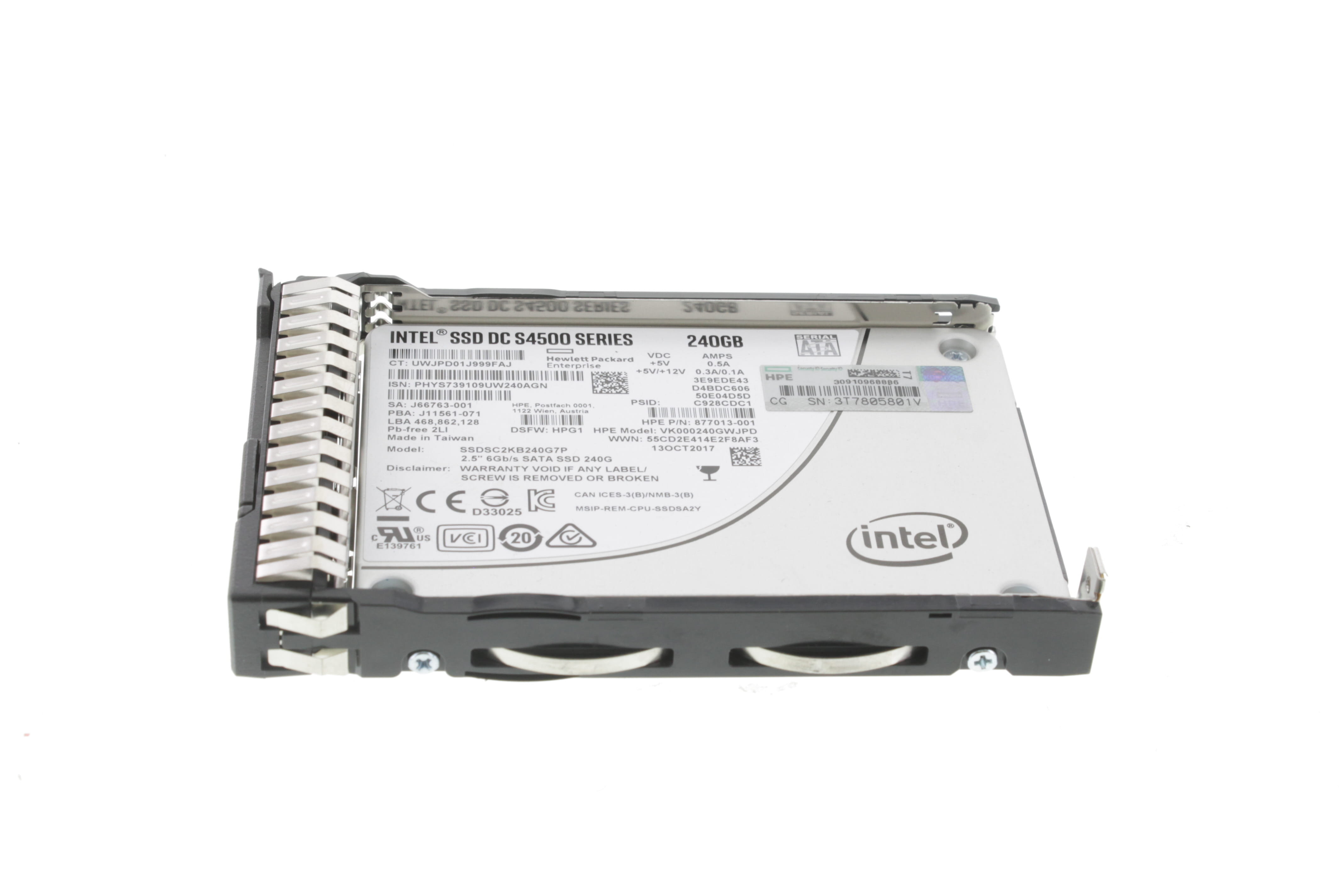 HP 877740-B21 HPE 240GB SATA 6G Read Intensi