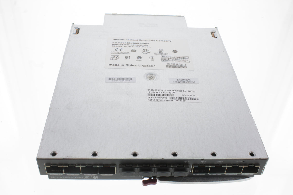 HP C8S47A HP Brocade 16Gb/28 SAN Switch Power Pack+ for BladeSystem c-Class