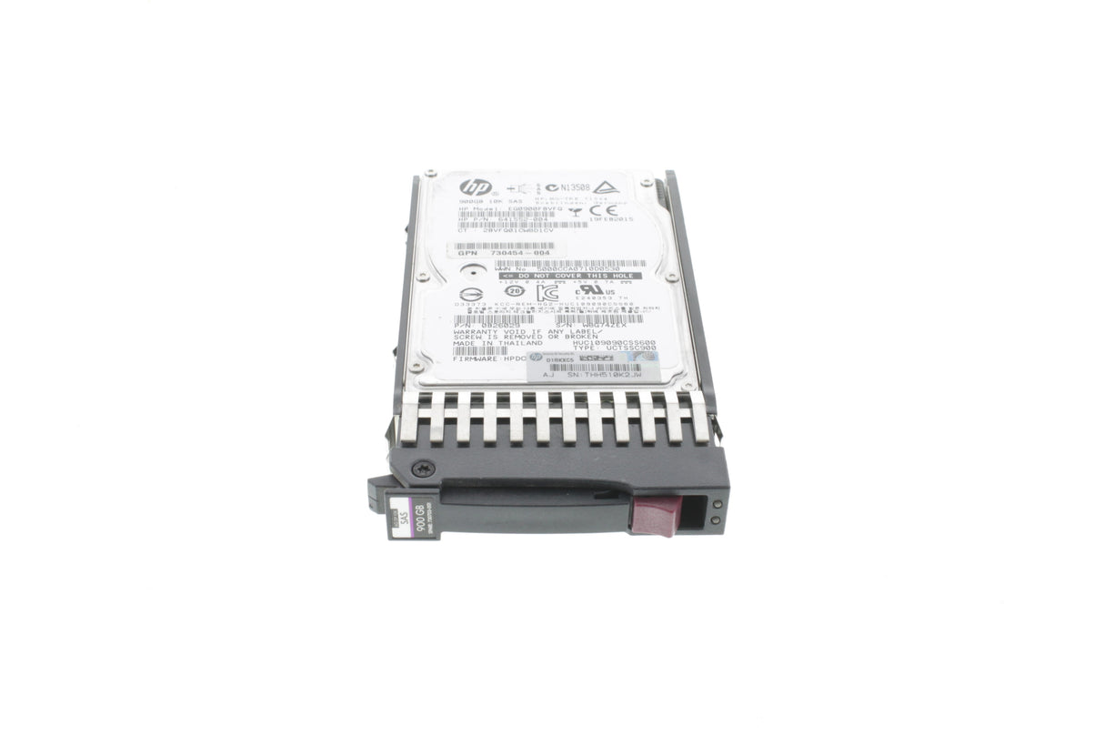 HP MSA 900GB SAS 6G 10K SFF (2.5in) HDD