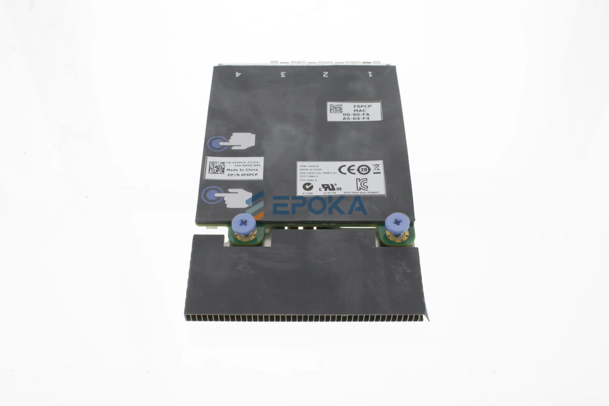 Emulex F6PCP Dell QP 10G SFP+ NDC Emulex