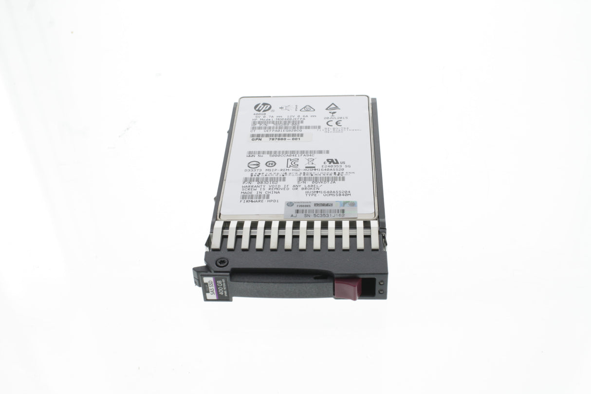 HP J9F37A HP MSA 400GB 12G ME SAS 2.5in