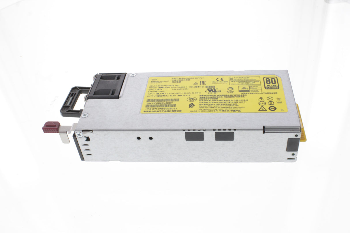 HP JL087A Aruba X372 54VDC 1050W 110-240VAC Power Supply