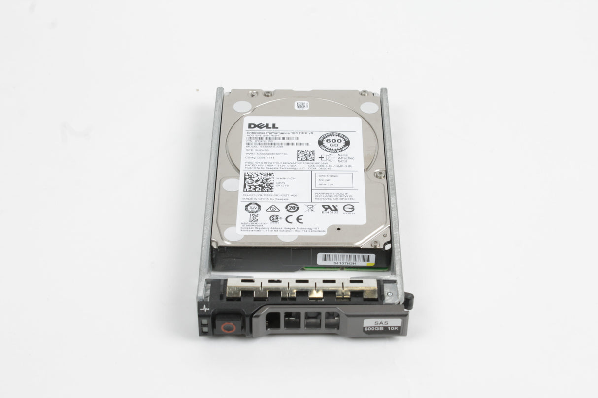 Dell K1JY9 600GB 10K 6G SAS 2.5"