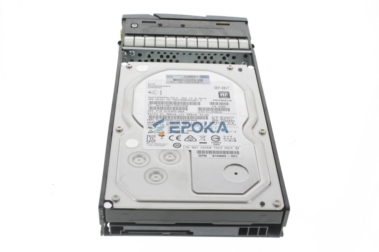 HPE 3PAR StoreServ 8000 810768-001 6TB 7.2K RPM