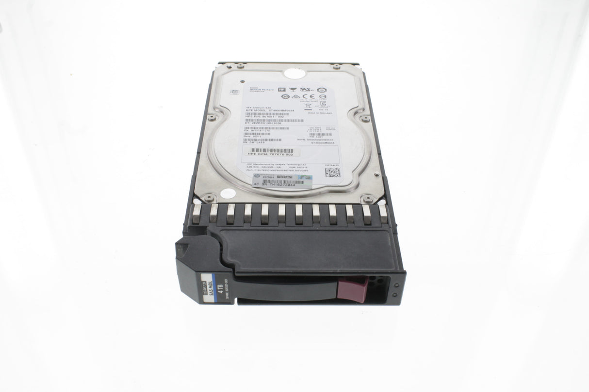 HP K2Q82A HPE MSA 4TB 12G SAS 7.2K LFF
