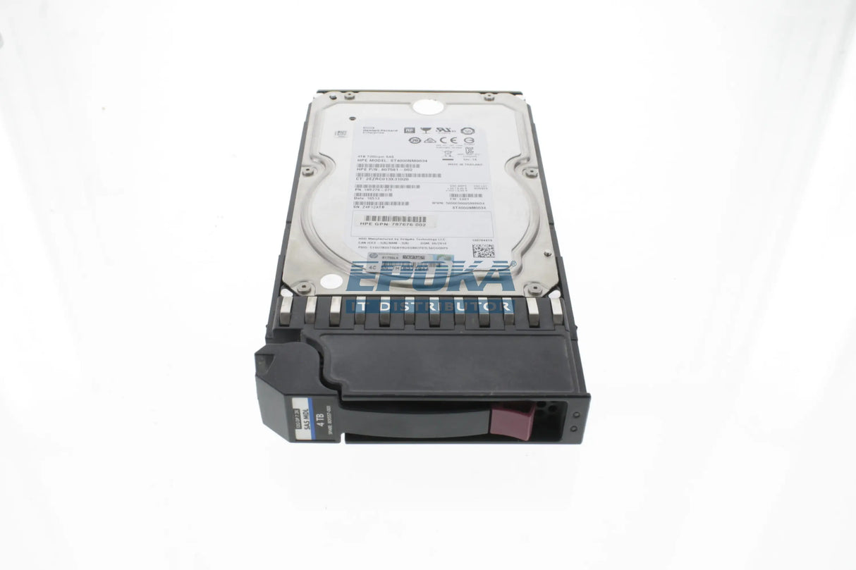 HP K2Q82A HPE MSA 4TB 12G SAS 7.2K LFF