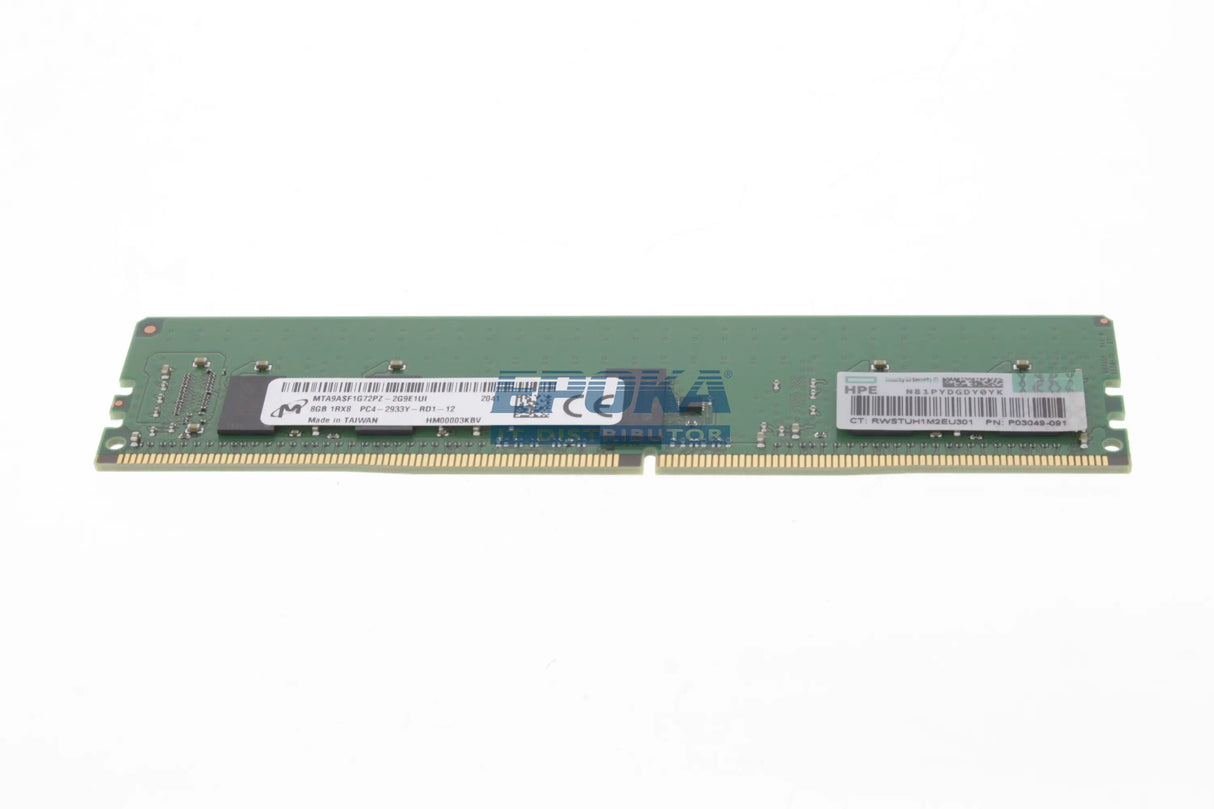 HP P00918-B21 HPE 8GB 1RX8 PC4-23400Y-R