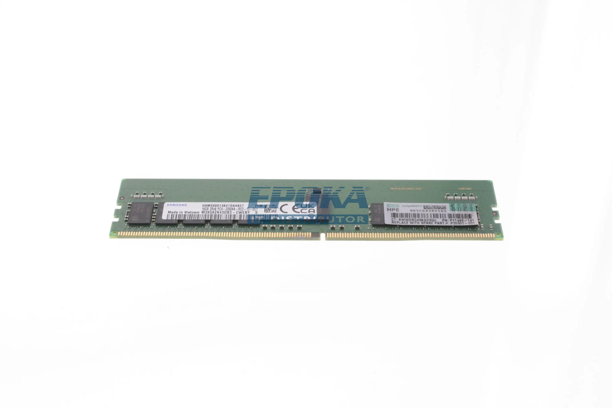 HP P06031-B21 HPE 16GB (1x16GB) Dual Rank x8 DDR4-3200 CAS-22-22-22 Registered Smart Memory Kit