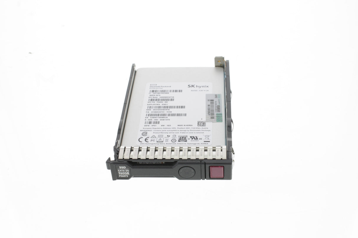 HP P06196-B21 HPE 960GB SATA 6G READ INTENSIVE SFF SC SE4011 SSD