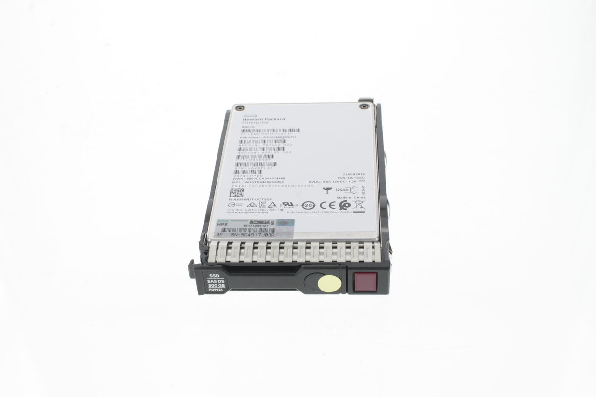 HPE 800GB SAS 12G Mixed Use SFF (2.5in) SSD