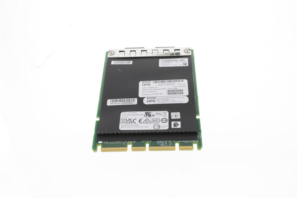 HP P10097-B21 HP Broadcom BCM57416 Ethernet 10Gb 2-port BASE-T OCP3 Adapter