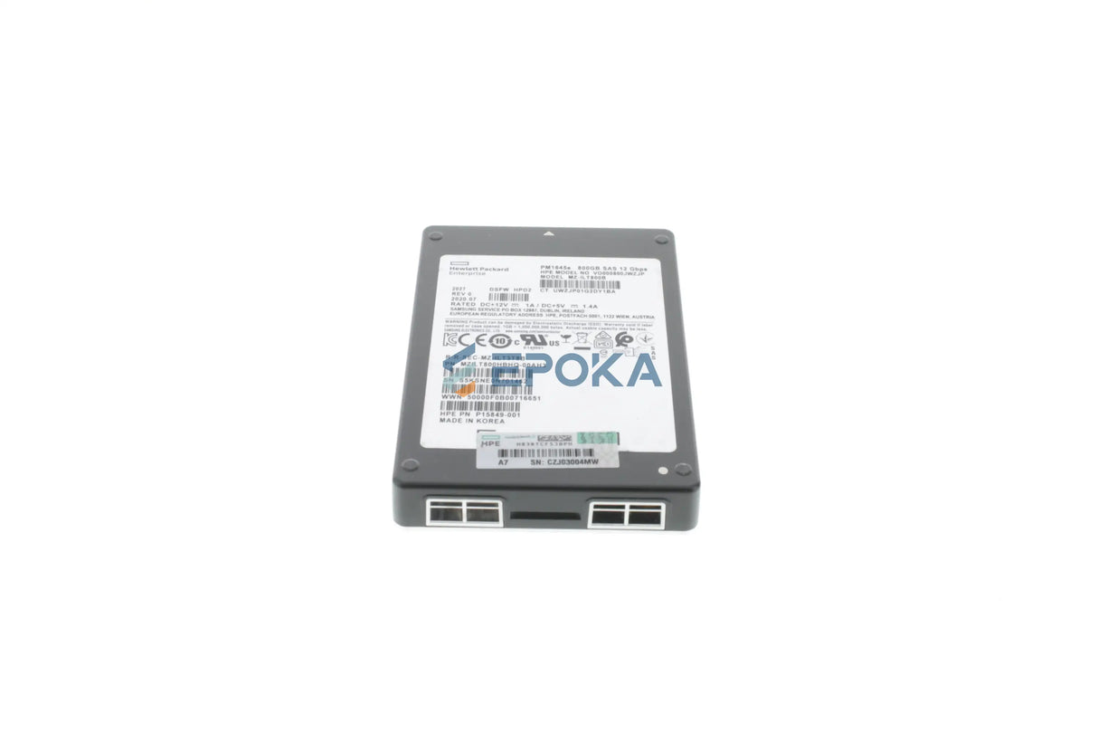 HPE 800GB SAS 12G Mixed Use SFF (2.5in) SC PM1645A SSD