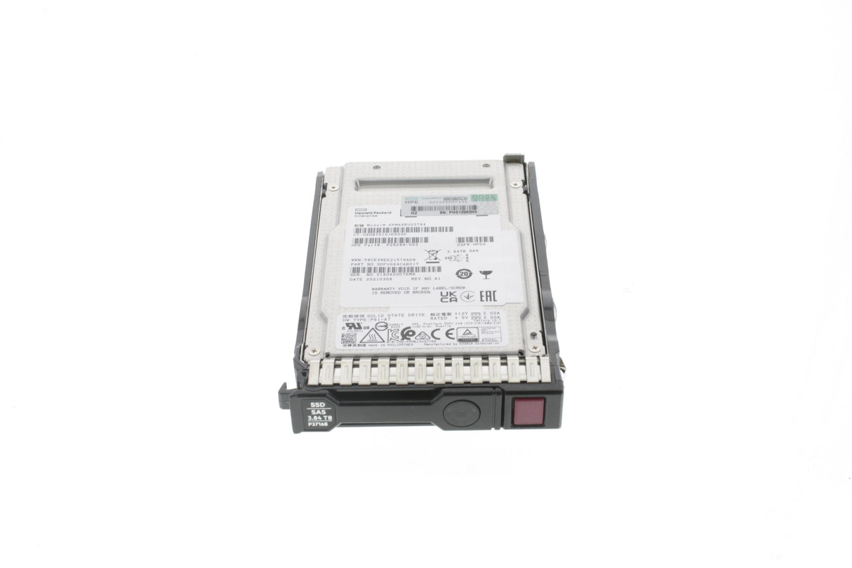 HP P26306-B21 HPE 3.84TB SAS 12G Read Intensive SFF SC PM6 SSD