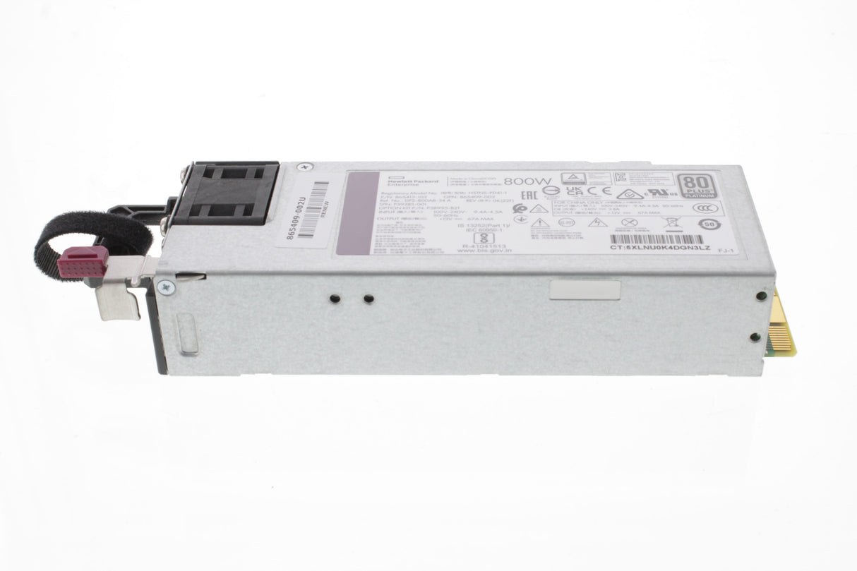 HP P38995-B21 HPE 800W Flex Slot Platinum Hot Plug Low Halogen Power Supply Kit