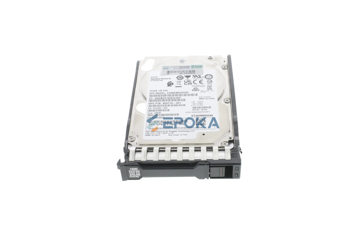 HPE 300GB SAS 12G Mission Critical 10K SFF (2.5in) BC HDD