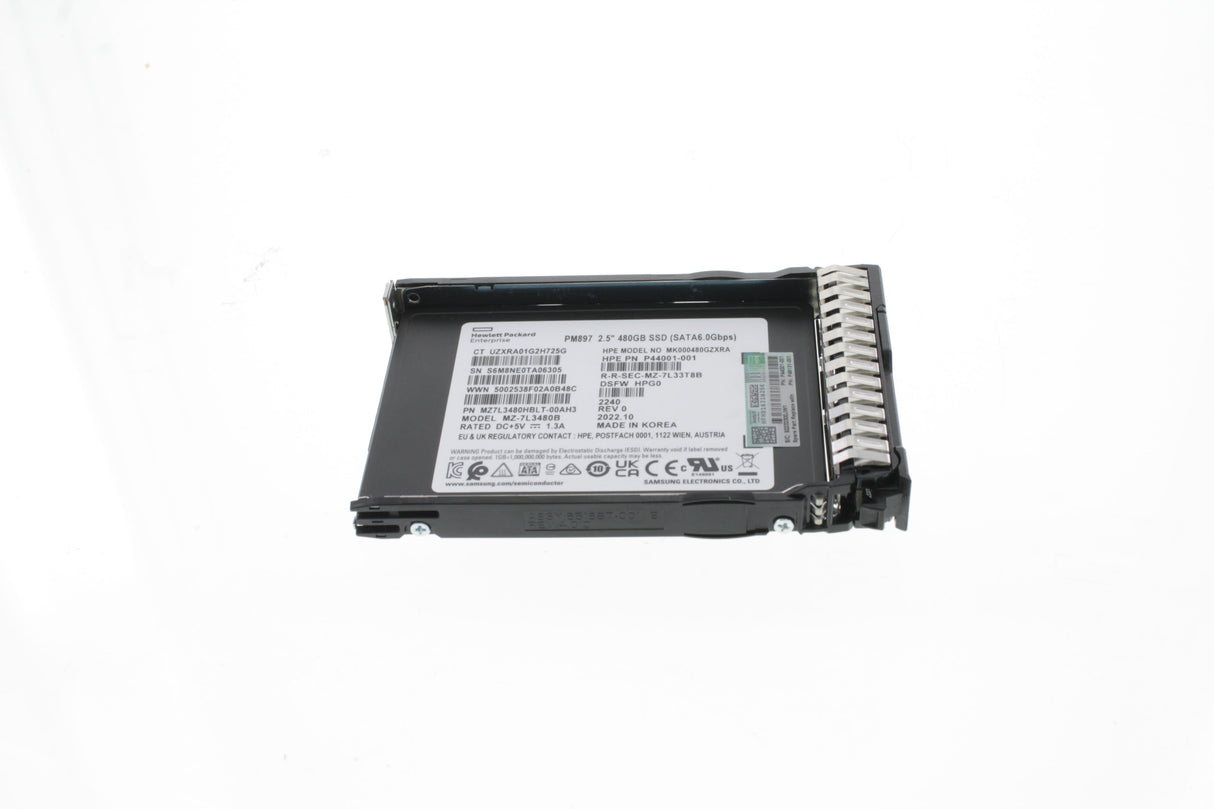 HP P47814-B21 HPE 480GB SATA 6G Mixed Use SFF SC PM897 SSD