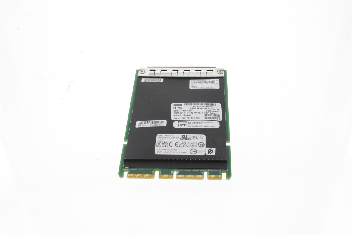 HP P51181-B21 HP Broadcom BCM5719 Ethernet 1Gb 4-port BASE-T OCP3 Adapter