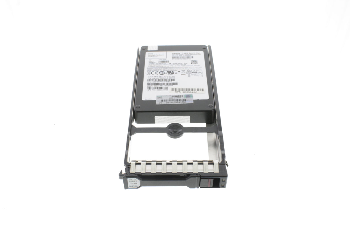 HP Q0F45A HPE 3PAR 9000 7.68TB SAS SFF (2.5in) FIPS Encrypted SSD