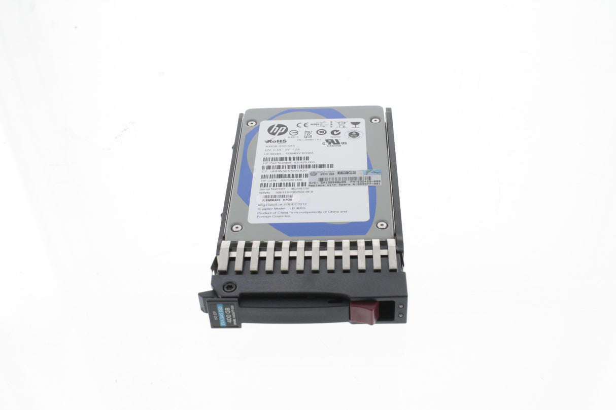 HP QK758A HPE M6625 400GB 6G SAS SFF (2.5-INCH) DUAL PORT SOLID STATE DRIVE