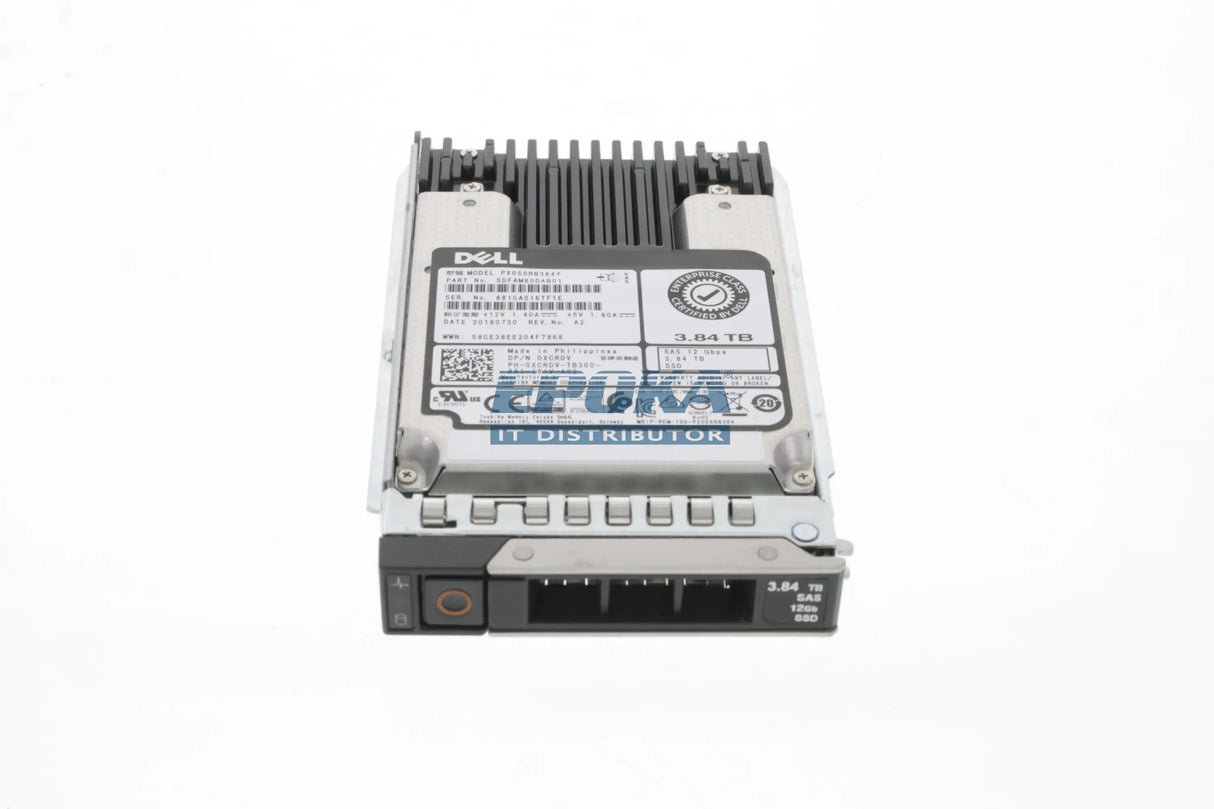 Dell XCRDV Disk 3.84TB SSD 12G SAS 2.5" RI MLC